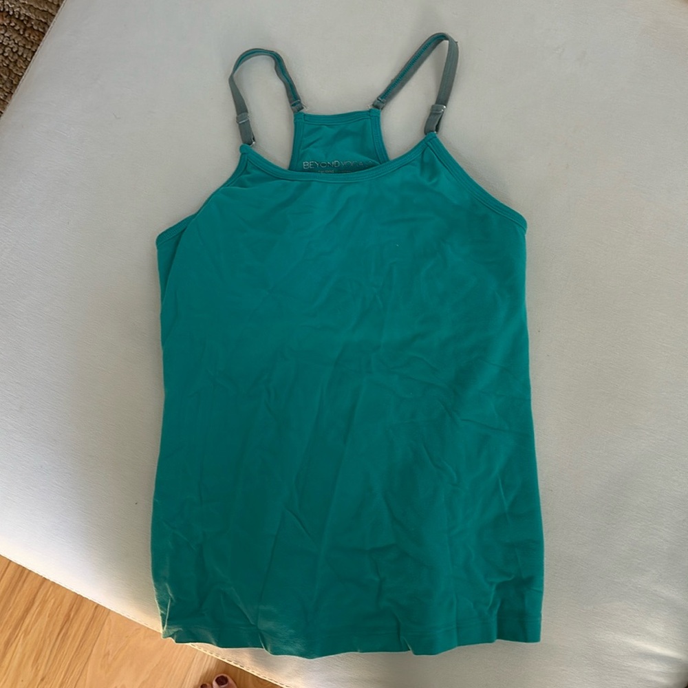 Beyond yoga built in bra tank. XS.